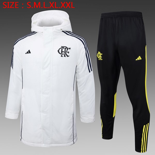 Abrigo Flamengo Conjunto Completo 2024-25 Blanco 2